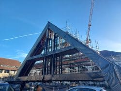 Arsenal de Besançon - réemploi charpente