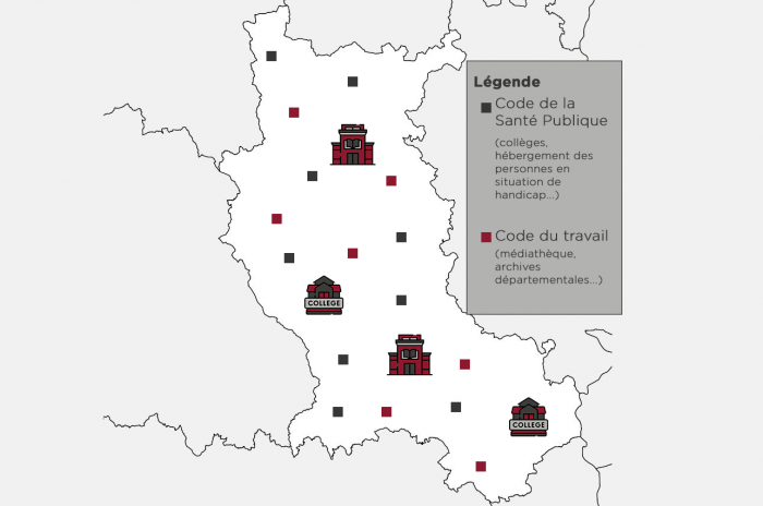 Dépistage radon pour le Département de la Loire